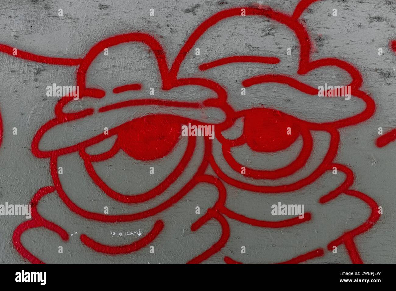 graffiti ad Albuquerque, New Mexico Foto Stock
