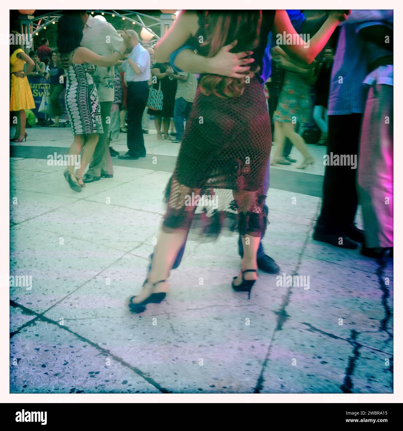 Tango 2 Lincoln Center Mid Summer Nights SwingNYC Foto Stock