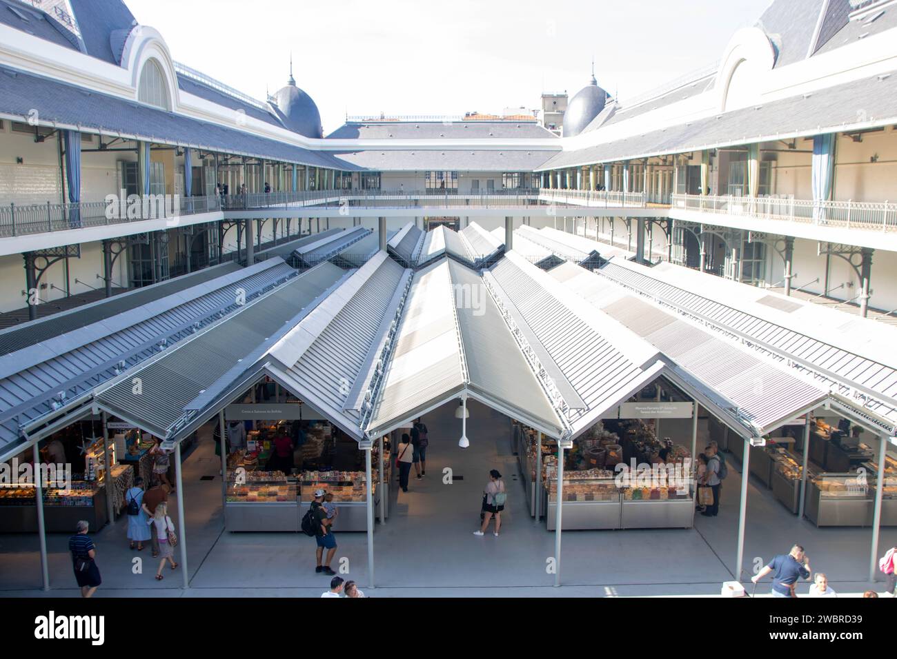 Mercato Bolhao a Porto, Portogallo Foto Stock