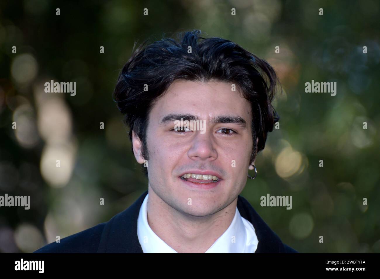 Roma, Italia. 12 gennaio 2024. Casa del Cinema, Roma, Italia, 12 gennaio 2024, Vittorio Magazzu durante i fantastici 5 - News Credit: Live Media Publishing Group/Alamy Live News Foto Stock