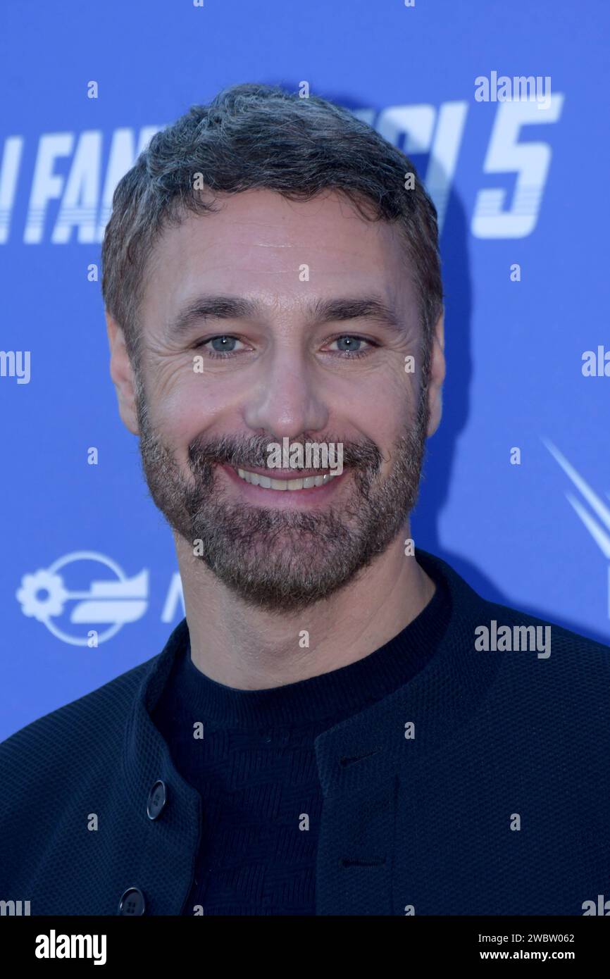 Roma, Italia. 12 gennaio 2024. Casa del Cinema, Roma, Italia, 12 gennaio 2024, Raoul BovaRaoul Bova durante i fantastici 5 - News Credit: Live Media Publishing Group/Alamy Live News Foto Stock