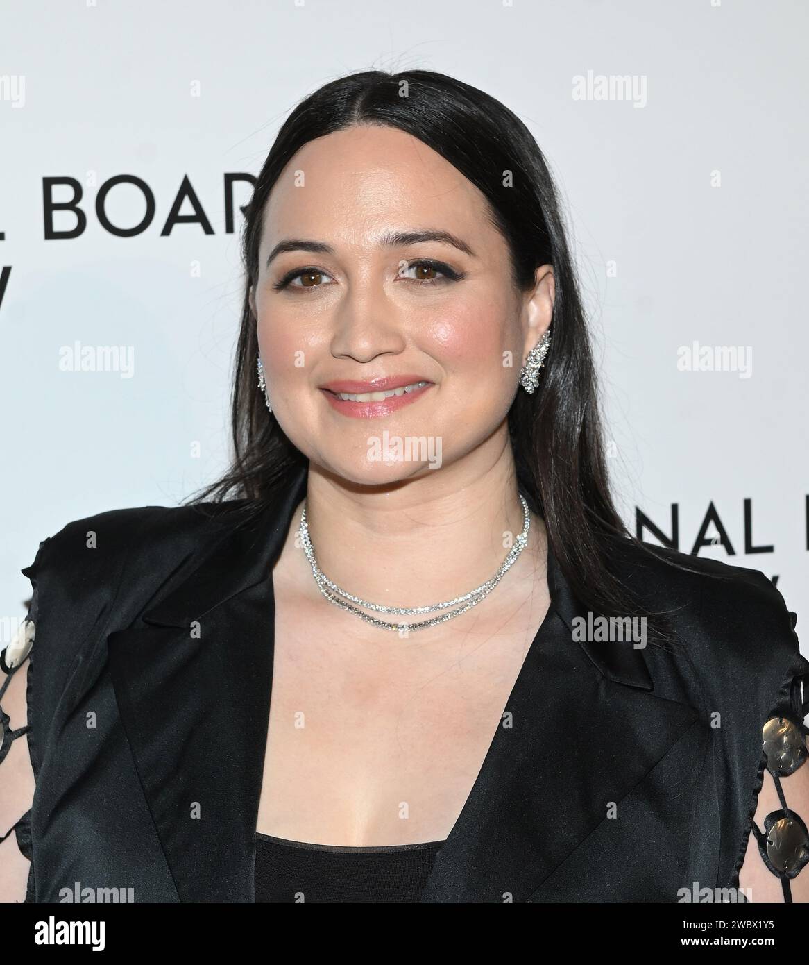 Lily Gladstone partecipa al 2024 National Board of Review Gala a Cipriani 42nd Street l'11 gennaio 2024 a New York City. Foto: Jeremy Smith/imageSPACE Foto Stock