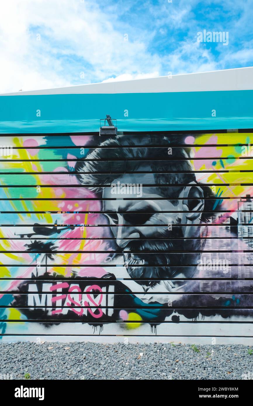 Il murale di messi a Miami Foto Stock