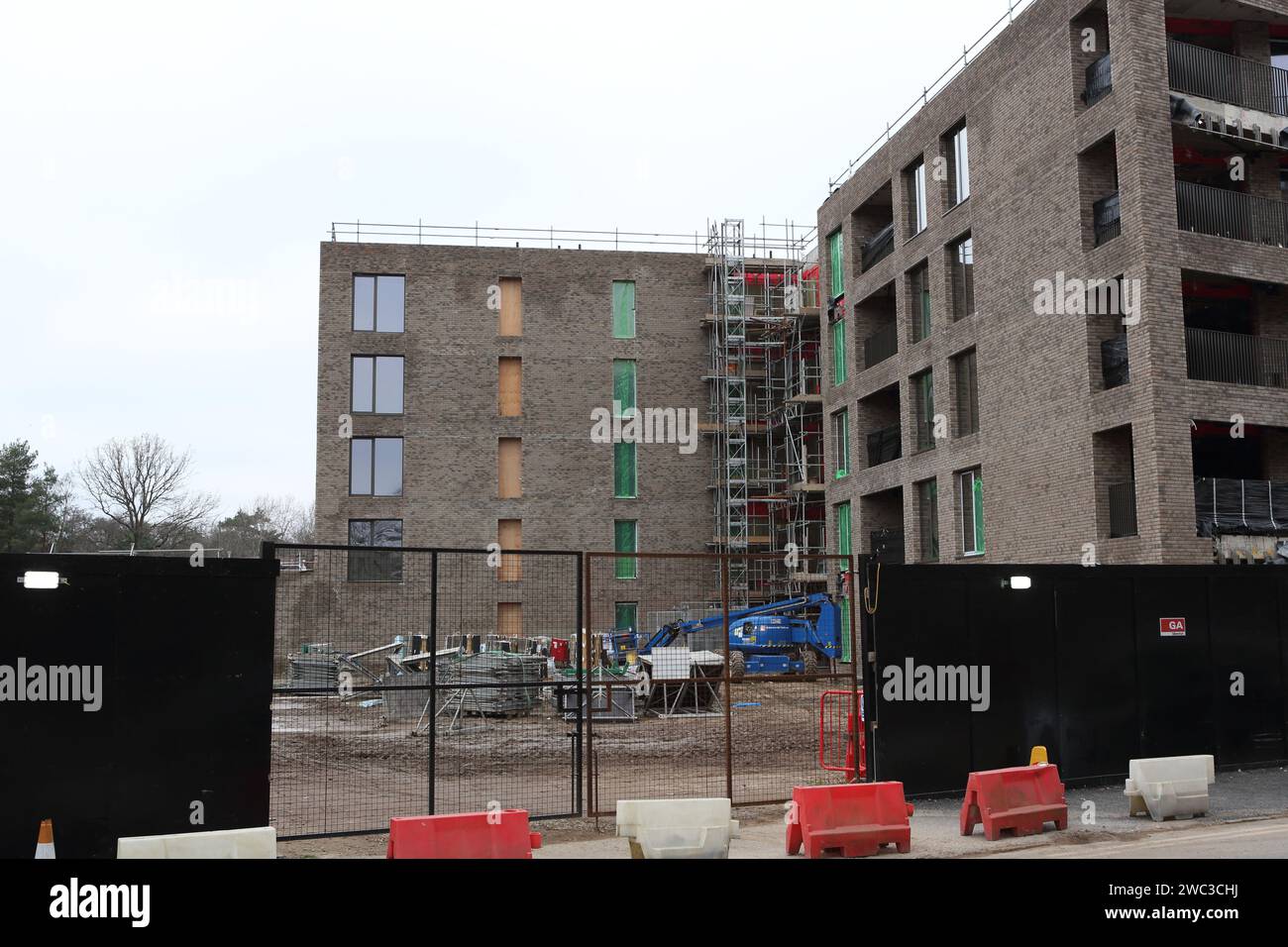 Sheerwater, Woking, Surrey. Nuovi appartamenti, appartamenti e alloggi in programma di rigenerazione Foto Stock