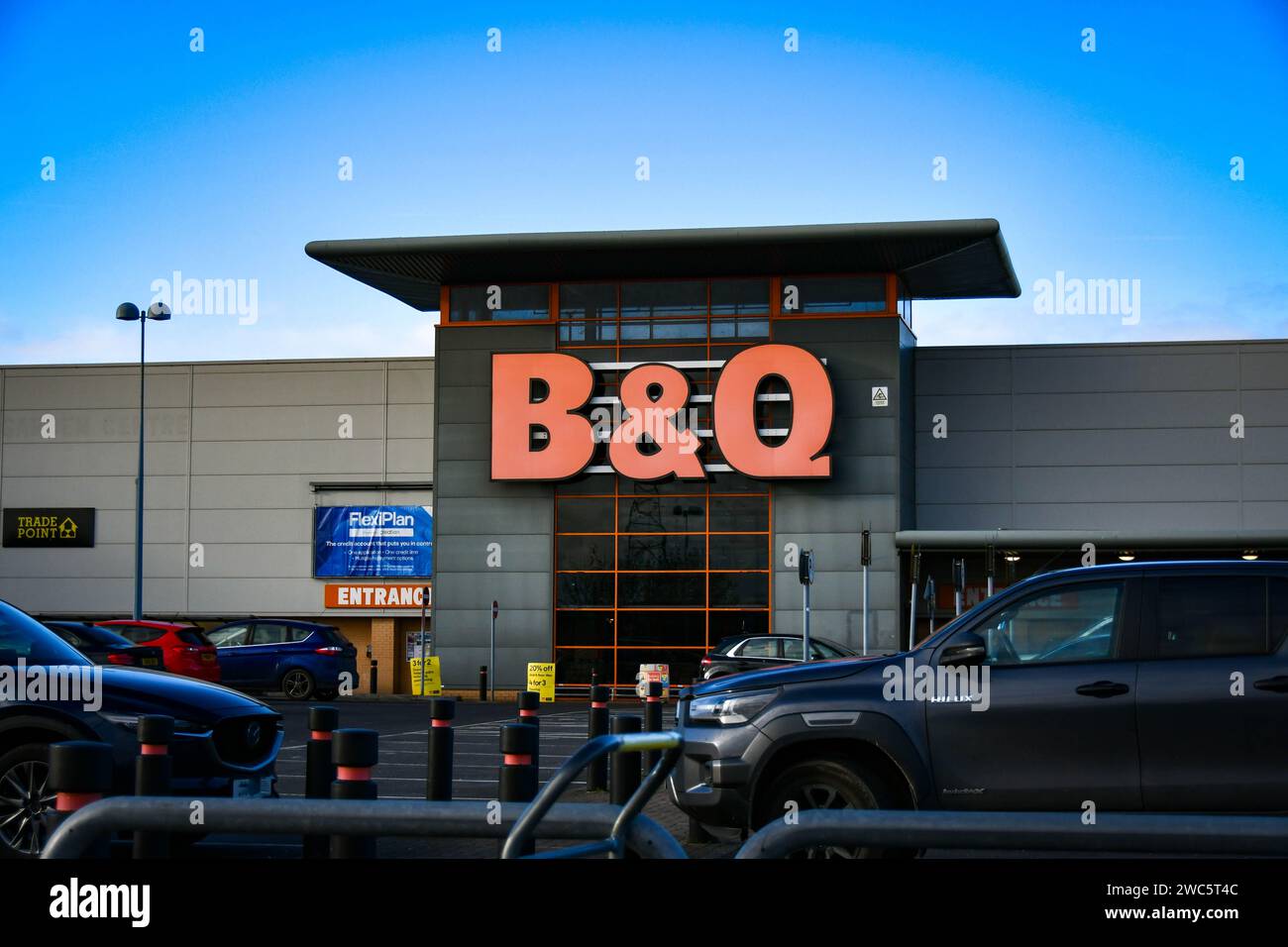 B & Q DIY SHOP Foto Stock