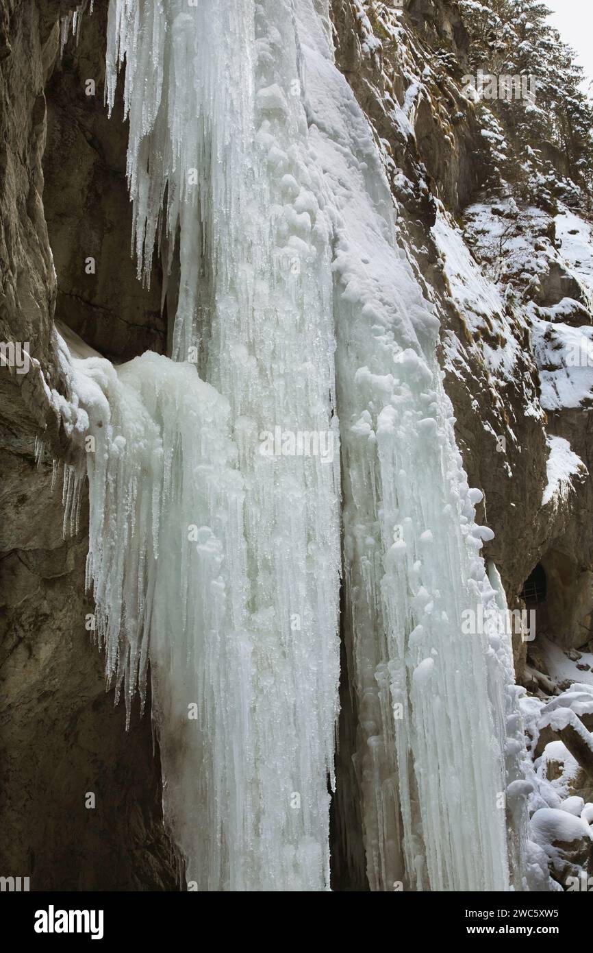 Partnachklamm - Partnach gorge vicino a Garmisch-Partenkirchen. Bavaria. Germania Foto Stock
