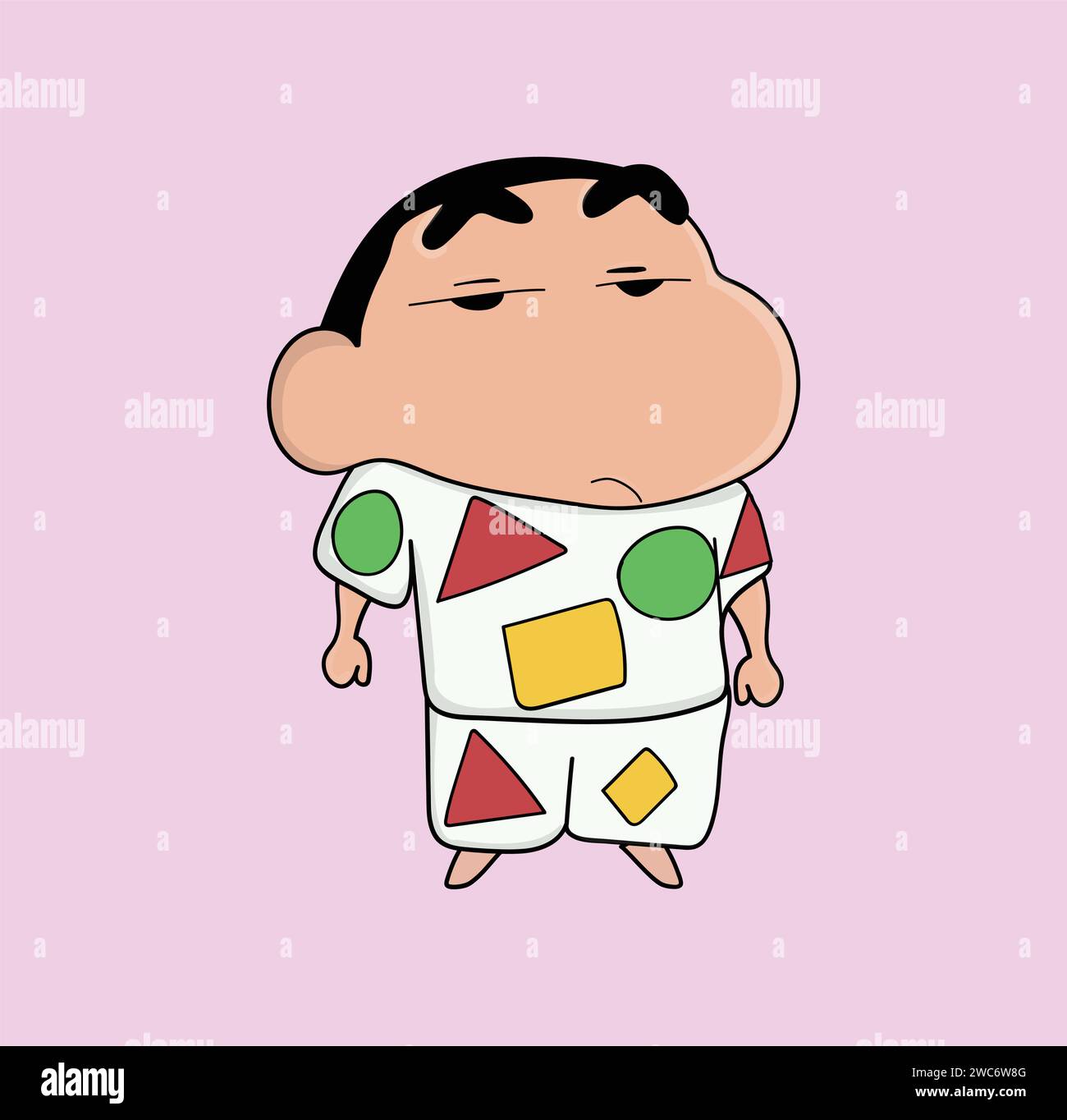 Shinchan in Night Suit Illustrazione Vettoriale