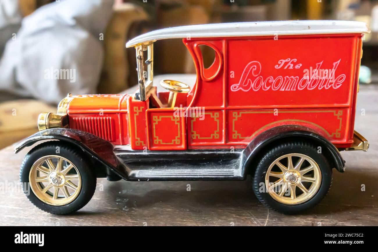 giocattolo per auto locomobile Foto Stock