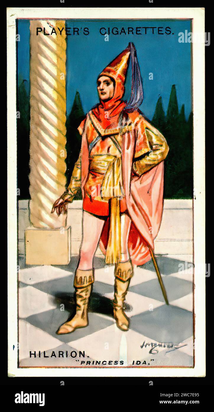 Hilarion, Principessa Ida - illustrazione della carta di sigaretta d'epoca Foto Stock