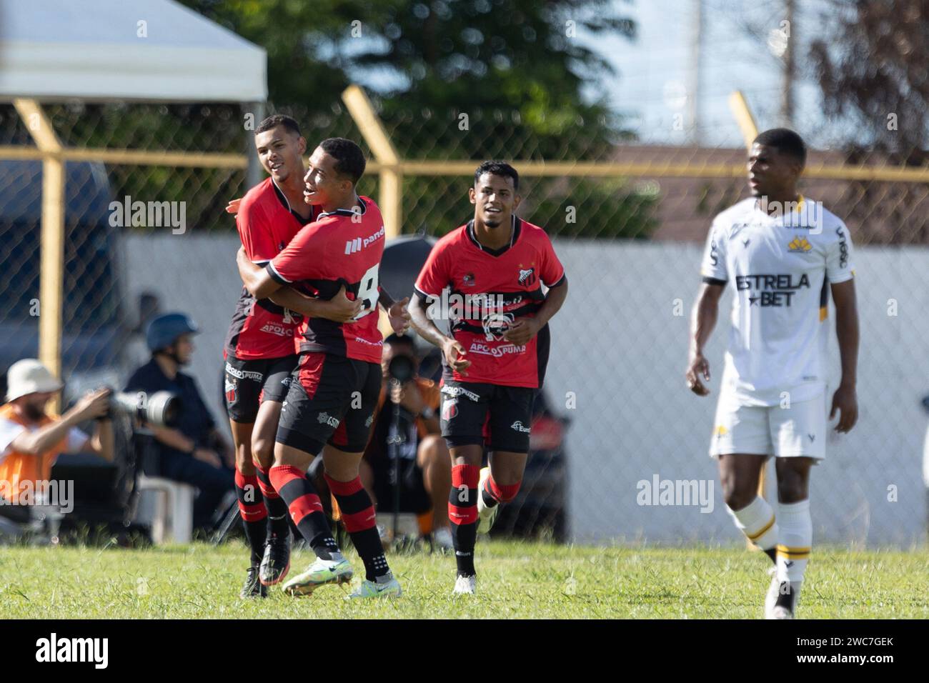 Sao Carlos, Brasile. 14 gennaio 2024. SP - SAO CARLOS - 01/14/2024 - COPA SAO PAULO 2024, ITUANO (foto di Diogo Reis/AGIF/Sipa USA) credito: SIPA USA/Alamy Live News Foto Stock