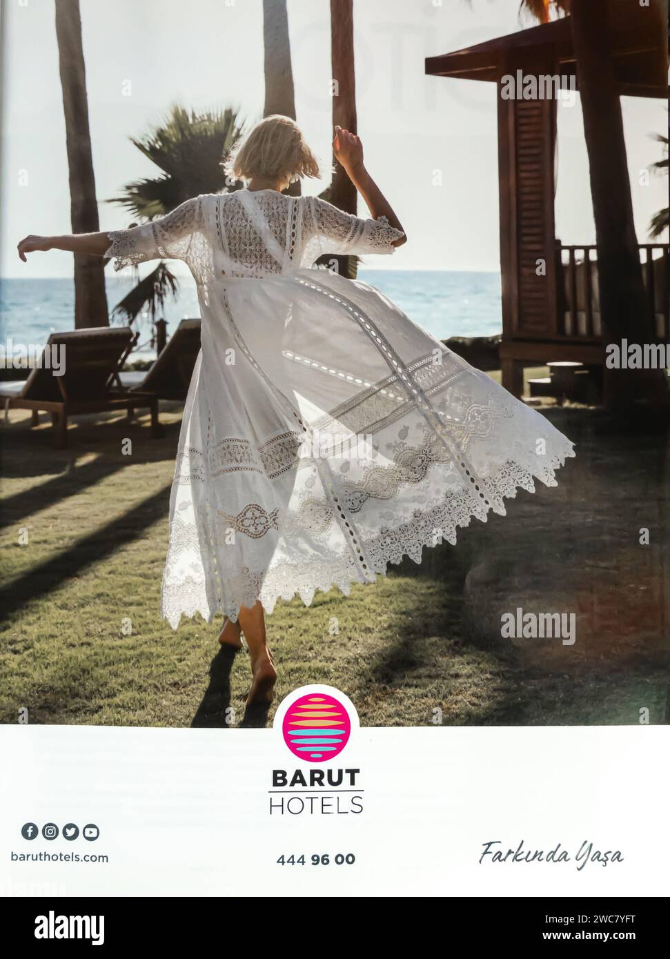 2019 hotel di Barut, annuncio turco Foto Stock