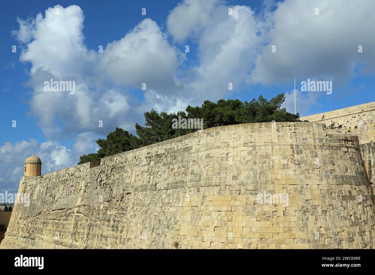 St Johns Bastion a la Valletta Foto Stock