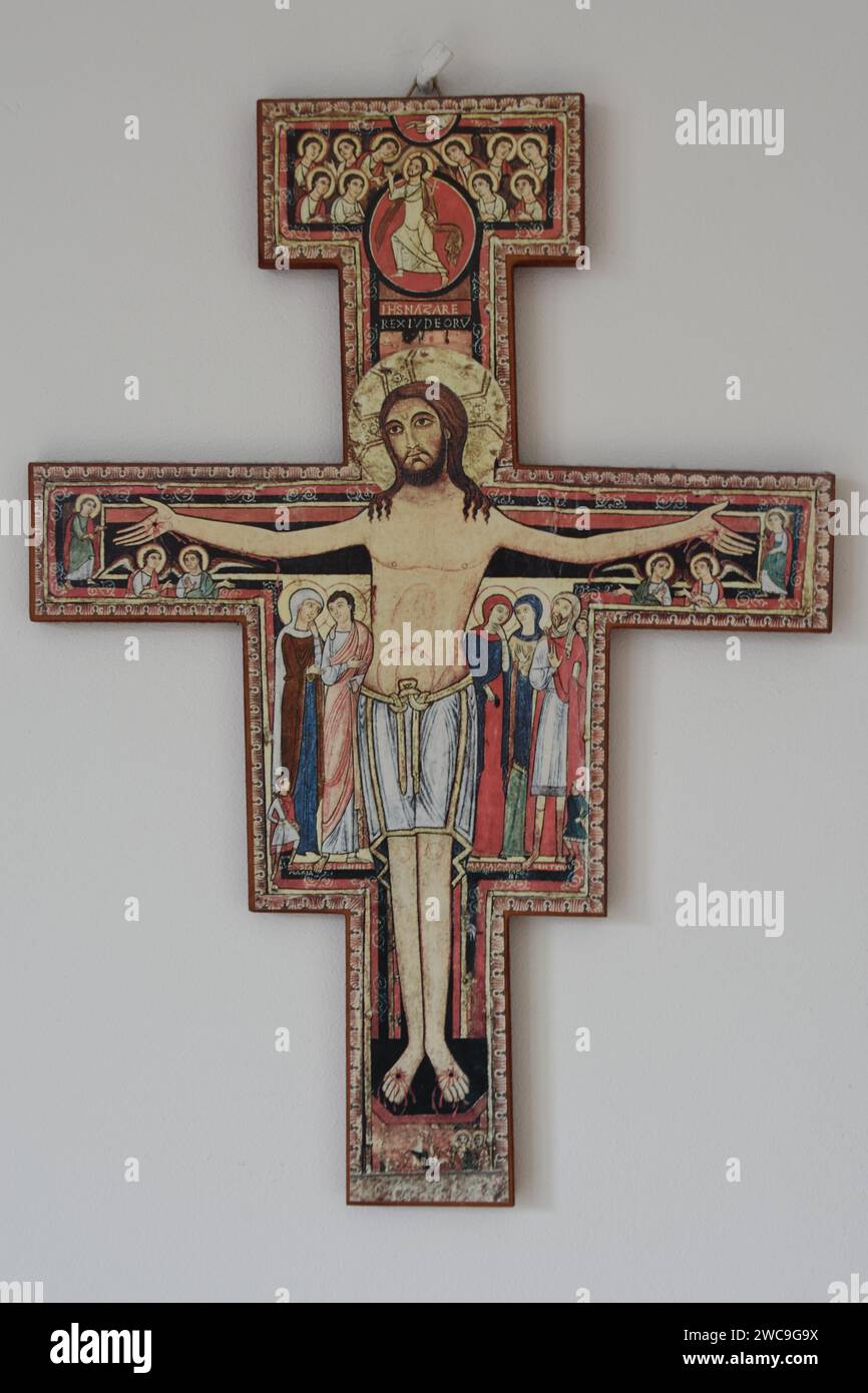 Une croix chrétienne Foto Stock