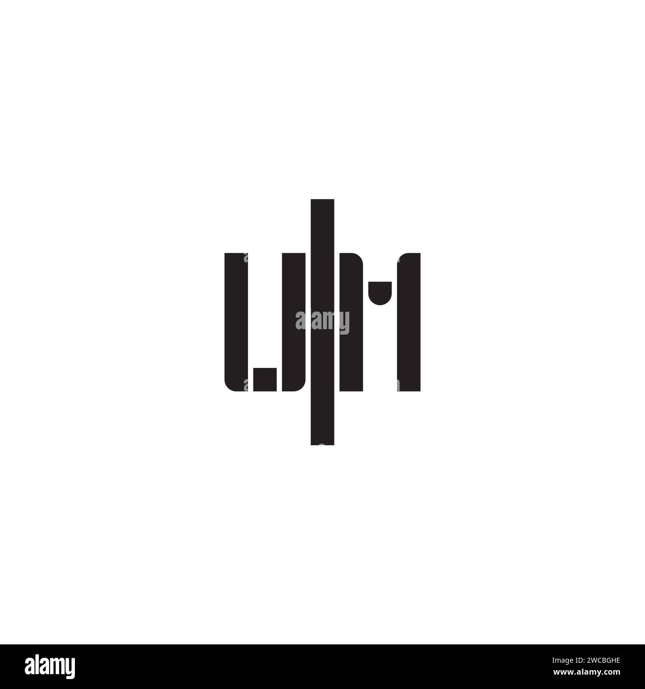 UM concetto audace geometrico in un design professionale di alta qualità che consente di stampare bene su qualsiasi supporto di stampa Illustrazione Vettoriale