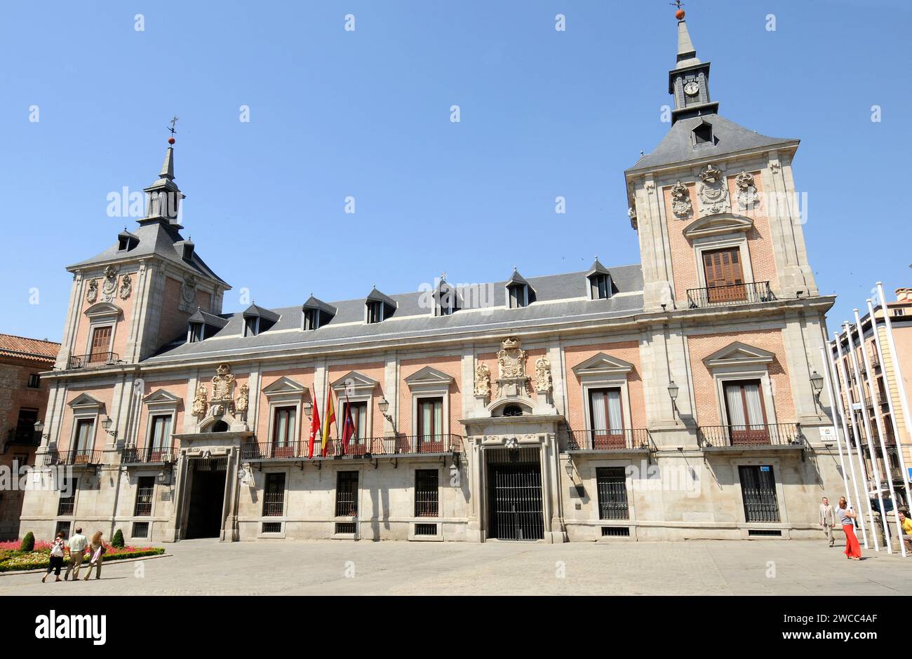 Casa de la Villa, stile herreriano 17 ° secolo. Madrid città, Spagna. Foto Stock