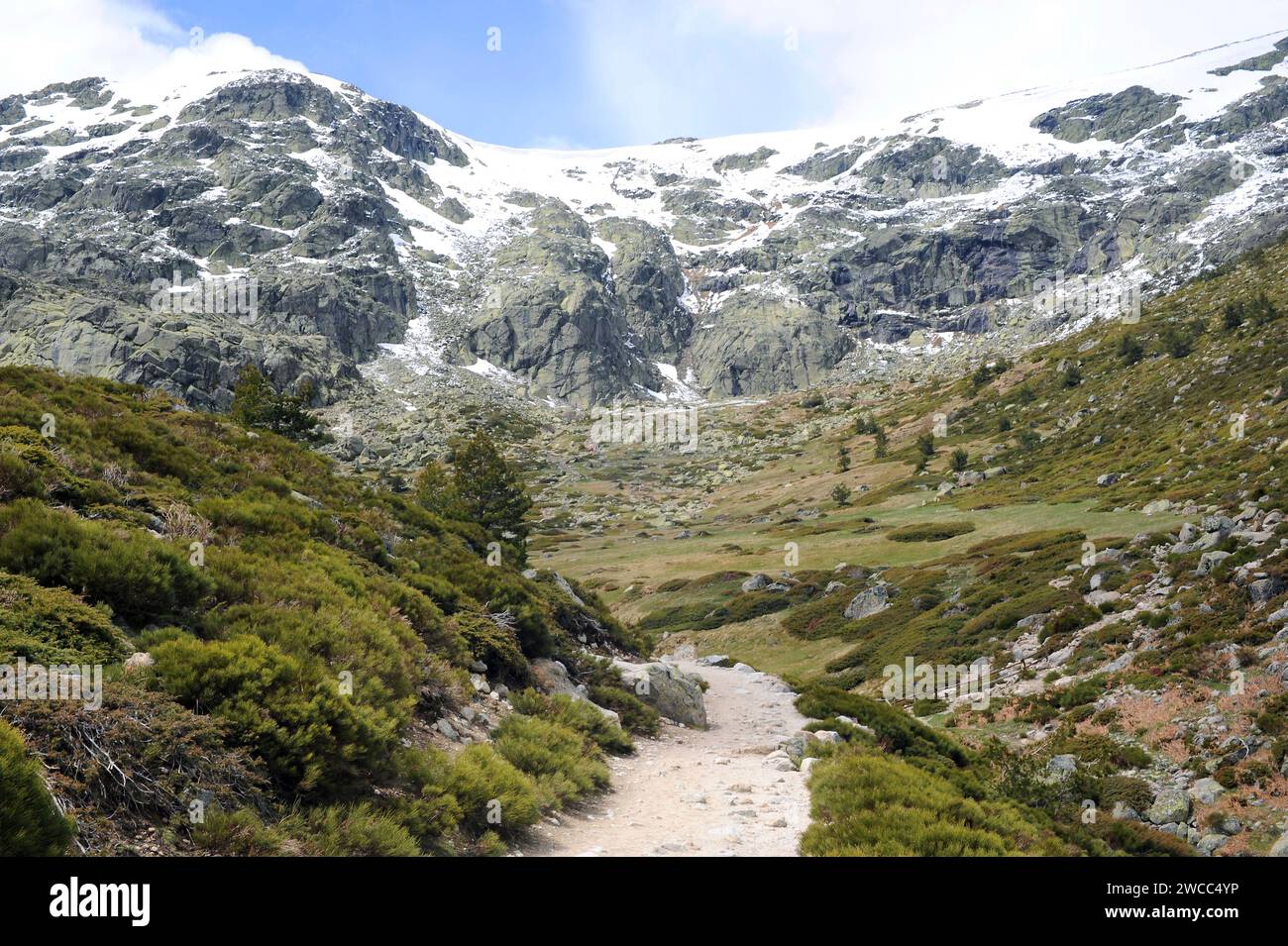 Peñalara, Parco Nazionale della Sierra de Guadarrama. Rascafria, Comunidad de Madrid, Spagna. Foto Stock