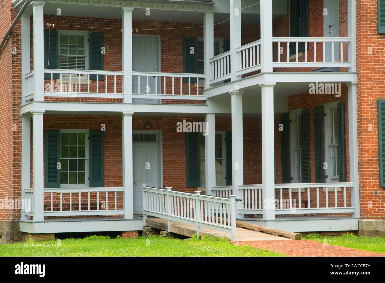 Centro Visitatori, harpers Ferry National Historical Park, West Virginia Foto Stock