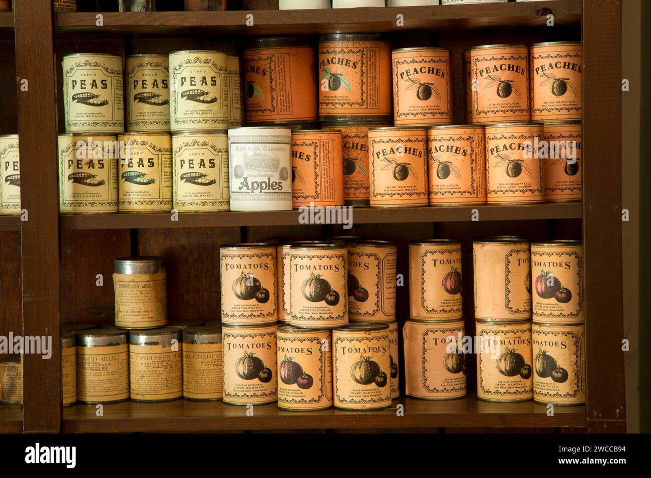 Prodotti asciutti Store, harpers Ferry National Historical Park, West Virginia Foto Stock