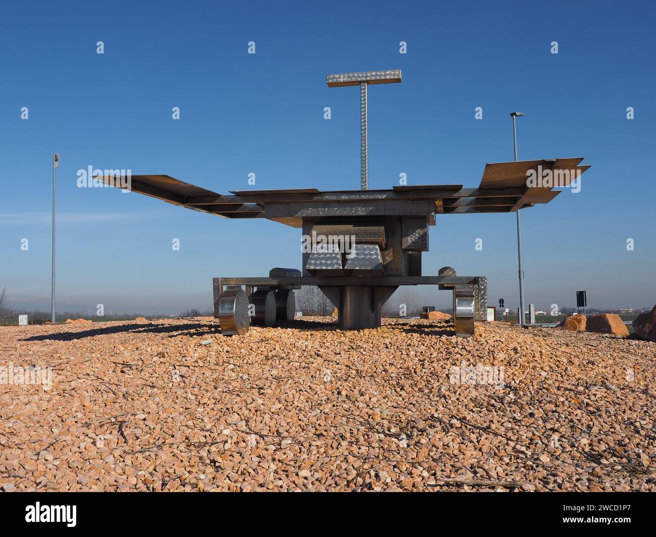 NASA Mars Rover Replica a Collegno, Italia Foto Stock