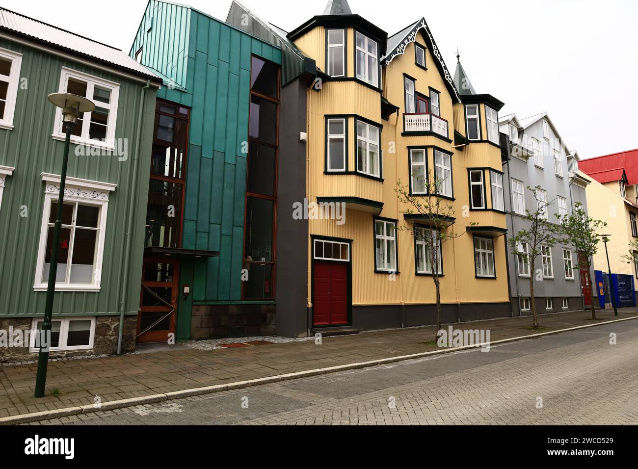 Reykjavík è la capitale e la città più grande dell'Islanda. Foto Stock