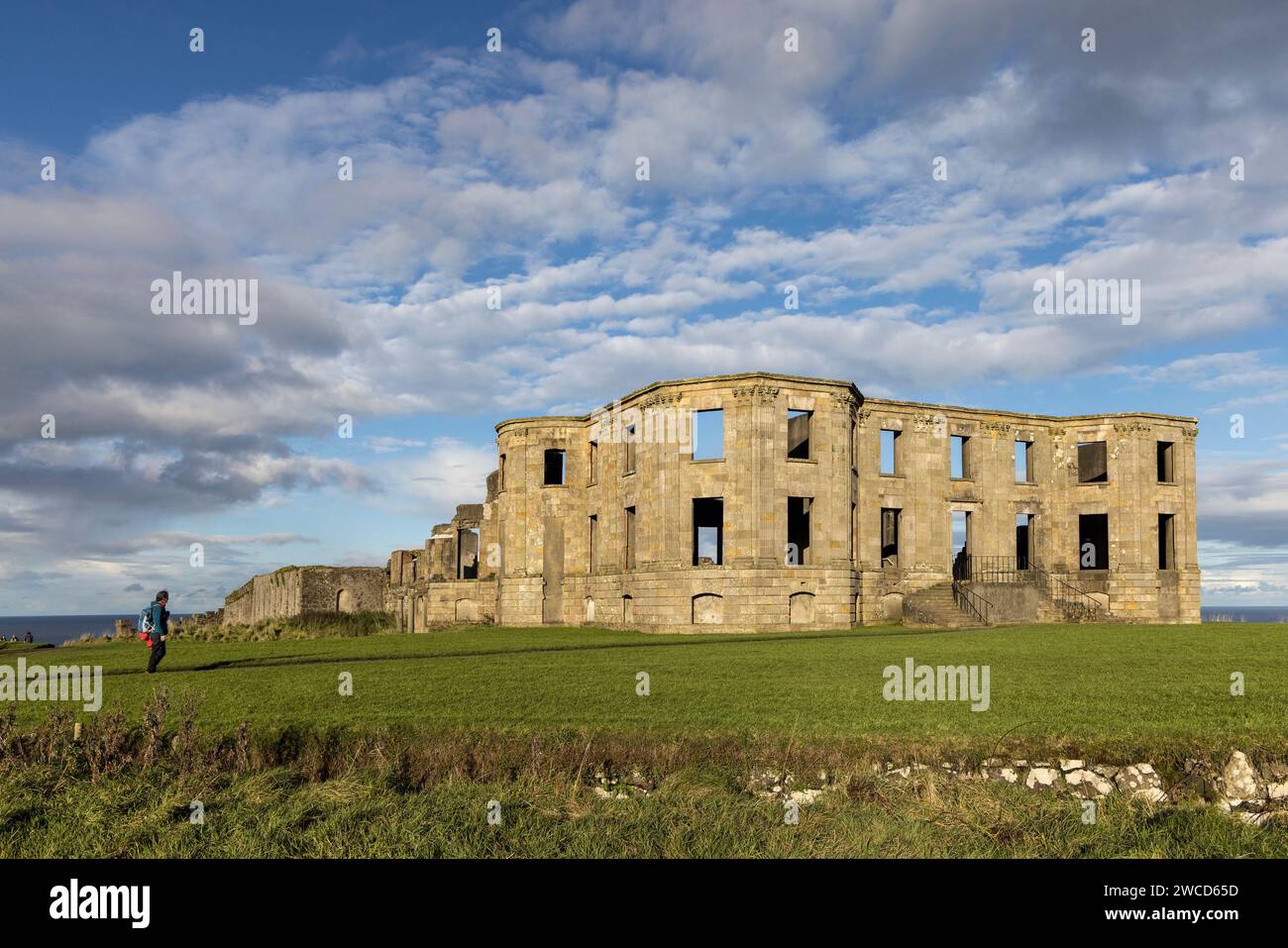 Rovine di Downhill House, Co. Londonderry, Irlanda Foto Stock