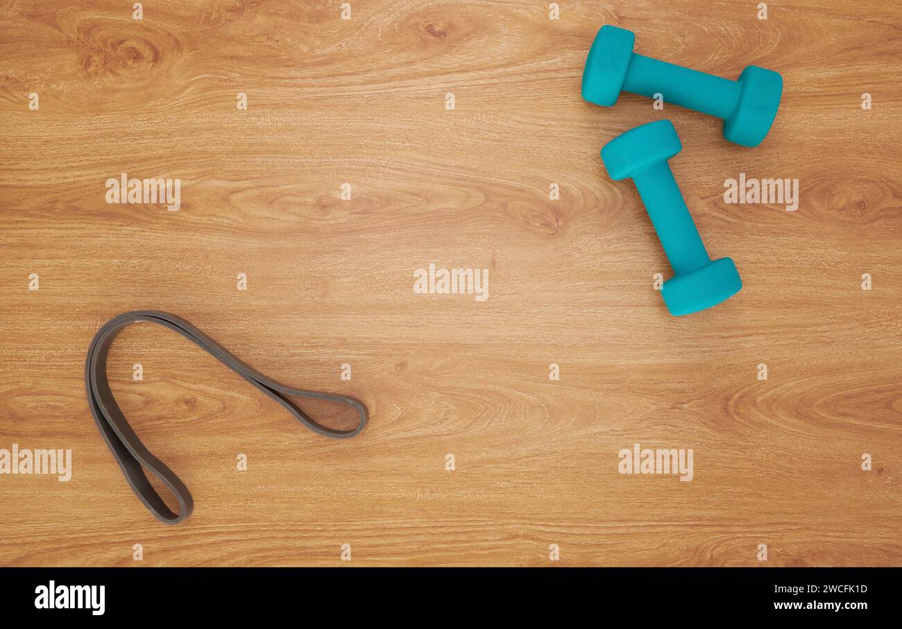 manubri e home gym Foto Stock