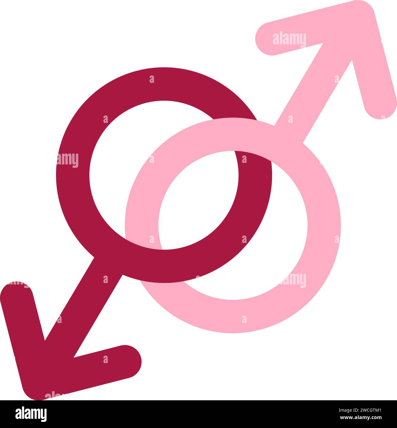 Coppia gay amore il giorno di san valentino icona vettore. Relazione omosessuale e stile di vita romantico, incontri maschili. Ragazzo amour, flirt e romanticismo, Illustrazione Vettoriale