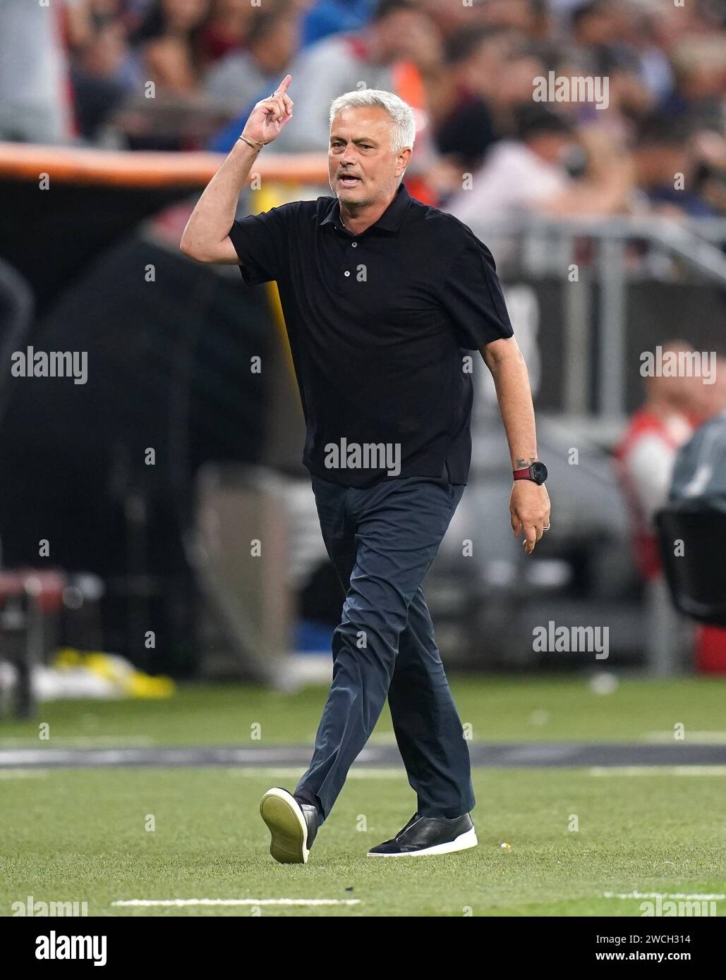 Foto del file datata 31-05-2023 del manager della Roma Jose Mourinho che è stato licenziato, il club di serie A ha annunciato. Data di emissione: Martedì 16 gennaio 2024. Foto Stock