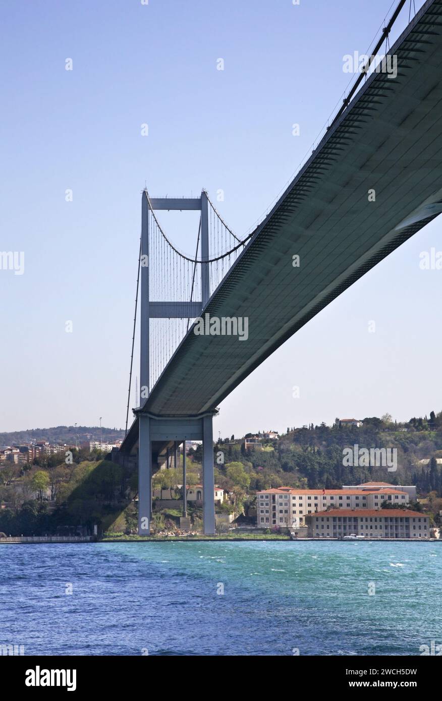 Primo ponte sul Bosforo a Istanbul. Turchia Foto Stock