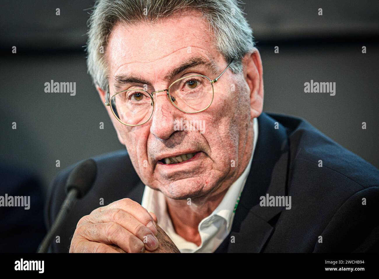 Stoccarda CMT 2024, Pressekonferenz zur Tochtermesse Golf- &WellnessReisen sowie Kreuzfahrt- & SchiffsReisen, 16.01.2024 2024 otto Leipfritz Praesident BWGV, CMT 2024, Pressekonferenz zur Tochtermesse Golf- &WellnessReisen sowie Kreuzfahrt- & SchiffsReisen, 16.01.2024, Eibner-Stuttner-Pressefoto * 16 01 2024 otto Leipfritz Presidente BWGV , CMT 2024, Conferenza stampa sulla fiera affiliata Golf WellnessReisen and Cruise SchiffsReisen, 16 01 2024, Eibner Press Photo Sascha Wal Foto Stock