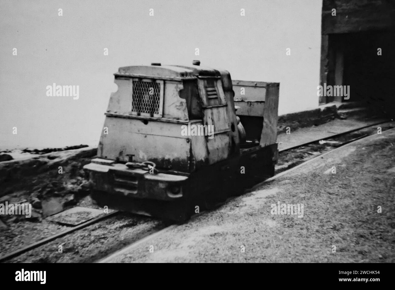 Amalgamata Roadstone Industrial Quarry Railway, Penlee, Newlyn Cornwall 1970 poco prima della chiusura Foto Stock