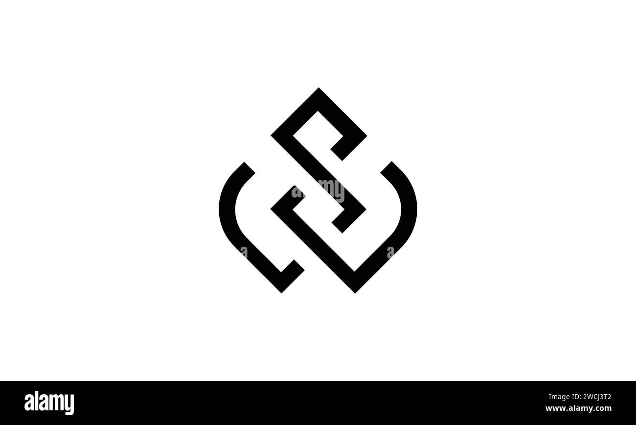 w s ws sw initial logo design vettoriale idea grafica creativa Illustrazione Vettoriale