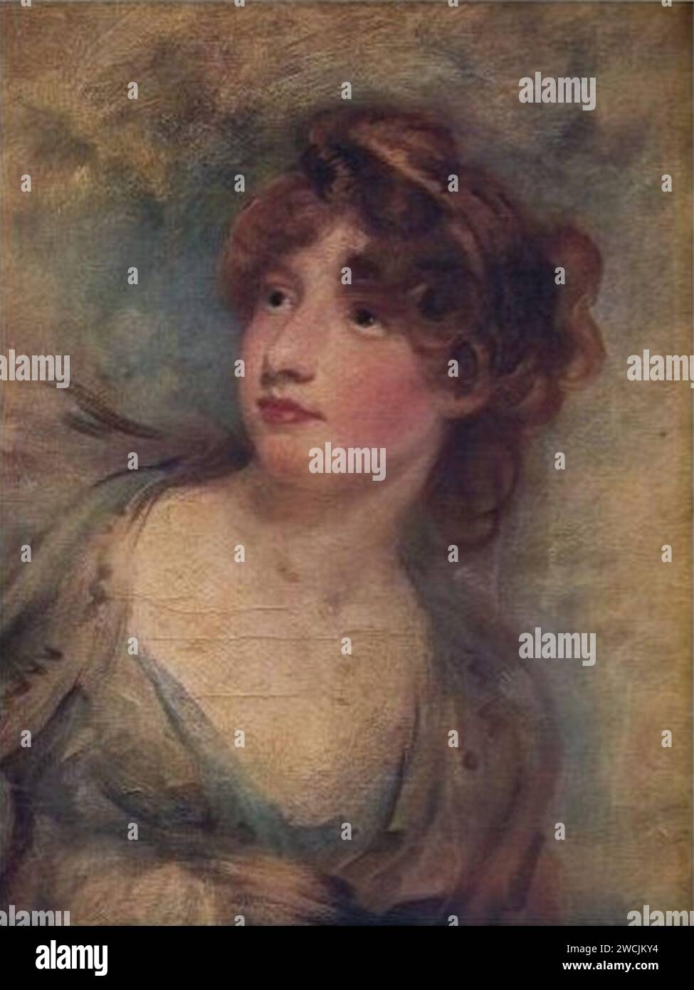 Una stampa del 1905 di un dipinto di Jane, contessa di Westmoreland (1783-1857). Foto Stock