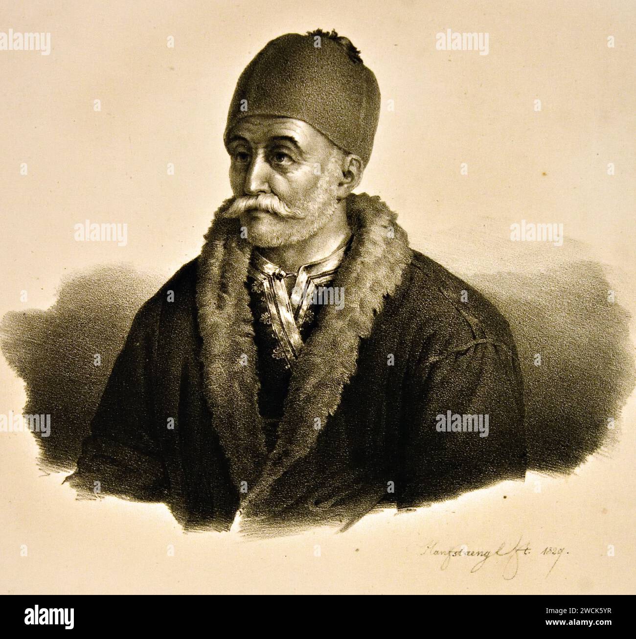 Georgios Sisinis, 1769–1831, fu un leader rivoluzionario greco e politico di Karl Krazeisen, 1794-1878 – 1827 1831 – Museo di storia nazionale di Atene ( Guerra d'indipendenza greca (1821–1829), nota anche come Rivoluzione greca fu una guerra di successo condotta dai 1827 1831 greci per ottenere l'indipendenza della Grecia dall'Impero Ottomano. Dopo una lunga e sanguinosa lotta, e con l'aiuto delle grandi potenze, l'indipendenza fu finalmente concessa dal Trattato di Costantinopoli nel luglio 1832. Foto Stock