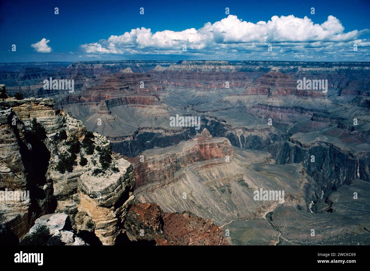 Vista aerea del Grand Canyon dal South Rim, Arizona, USA Foto Stock