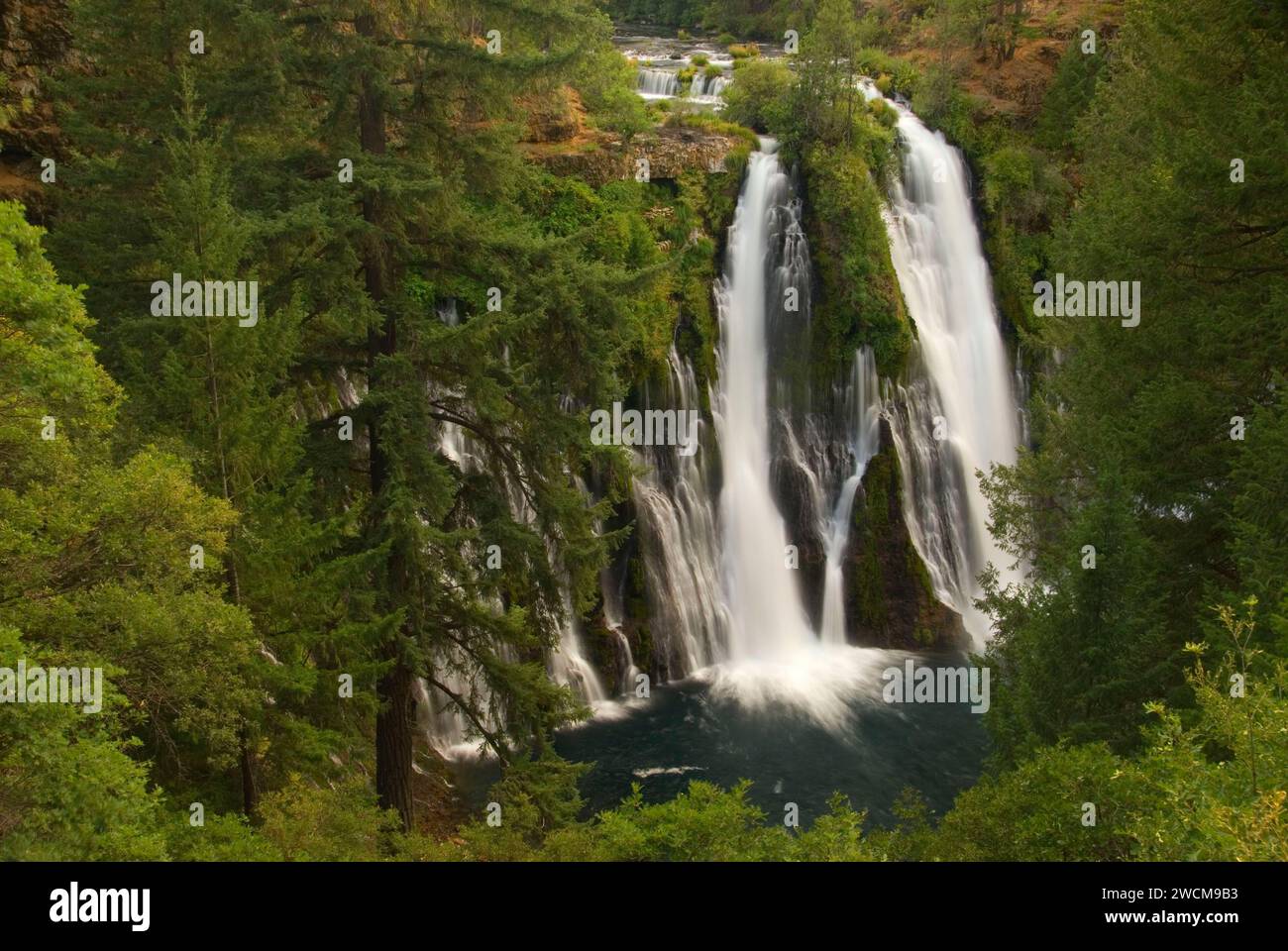 Burney Falls, McArthur-Burney Falls State Park, California Foto Stock