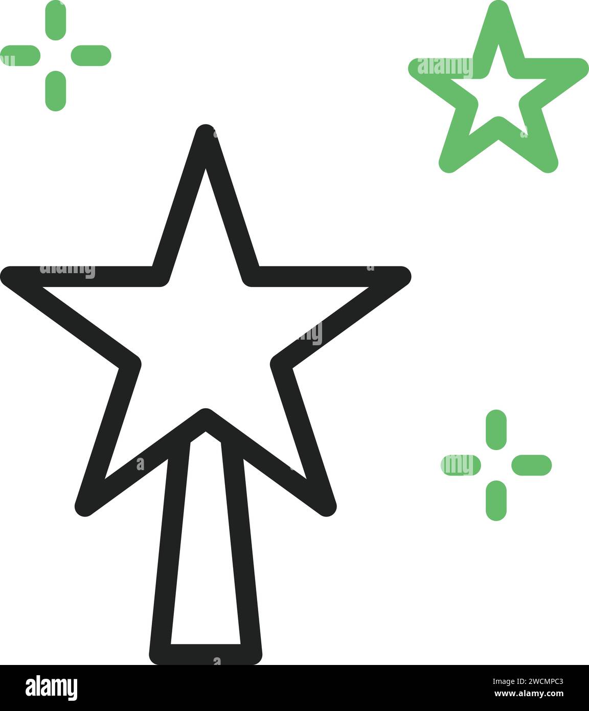 Icona stelle immagine vettoriale. Illustrazione Vettoriale