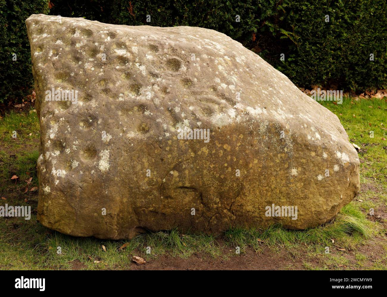 Birney Hill Rock Art [Museo Hancock] Foto Stock