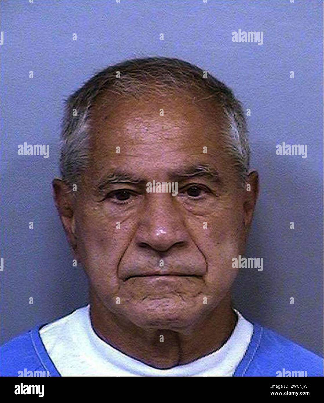 Sirhan Sirhan, foto del detenuto fornita dal California Department of Corrections and Rehabilitation che mostra Sirhan Sirhan, l'assassino di Robert F. Kennedy, datato 25 agosto 2021. California Department of Corrections and Rehabilitation Foto Stock