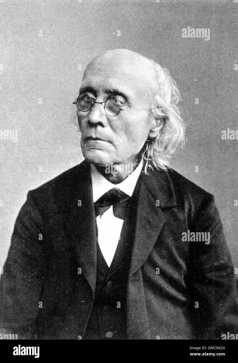Gustav Theodor Fechner (1801 – 1887) fisico tedesco Foto Stock