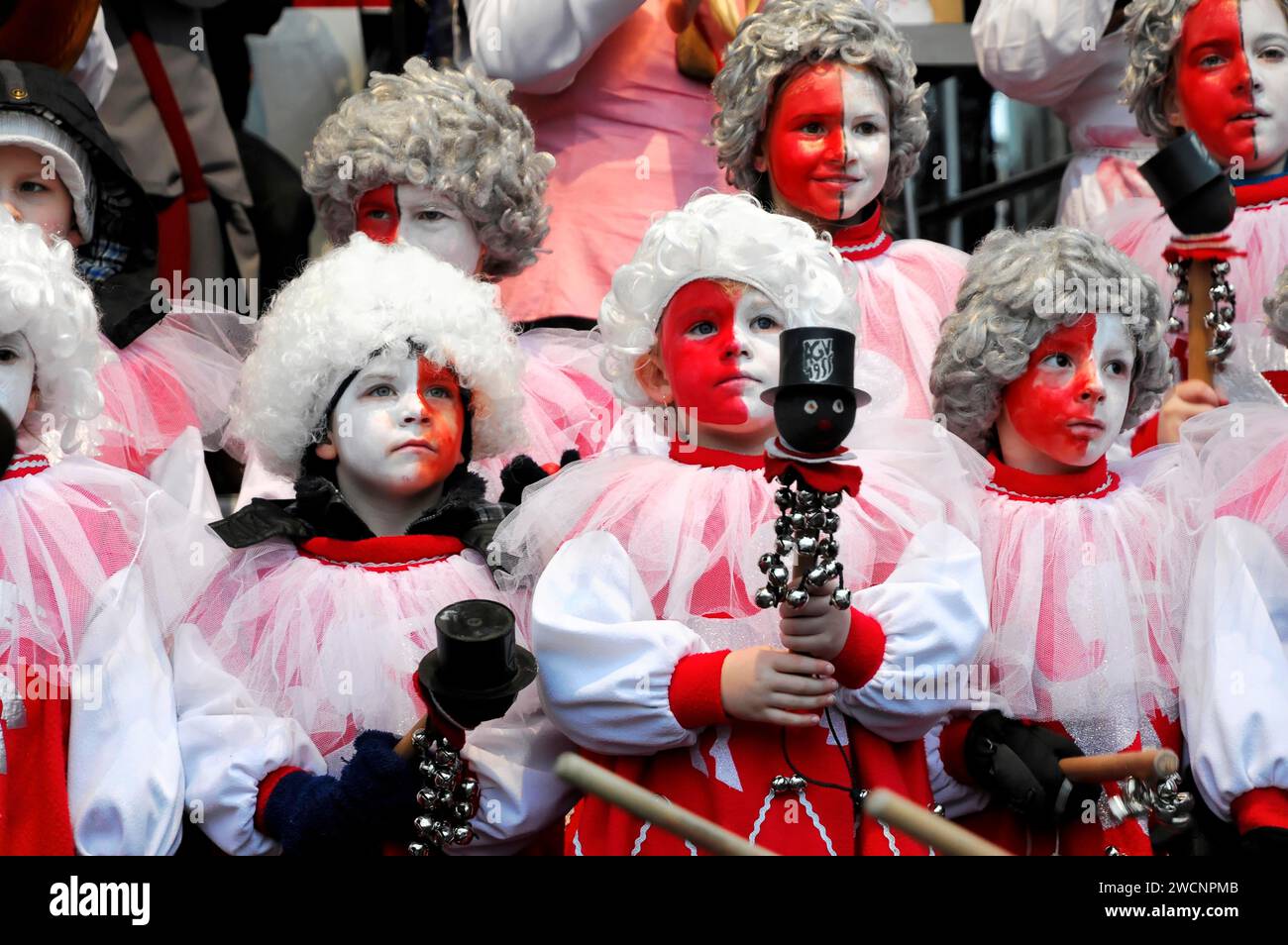 Il Silbergloeckle, progenie del Gmender Garden, 30a RIUNIONE internazionale GUGENMUSIK il 2 e 3 febbraio 2013 a Schwaebisch Gmuend Foto Stock