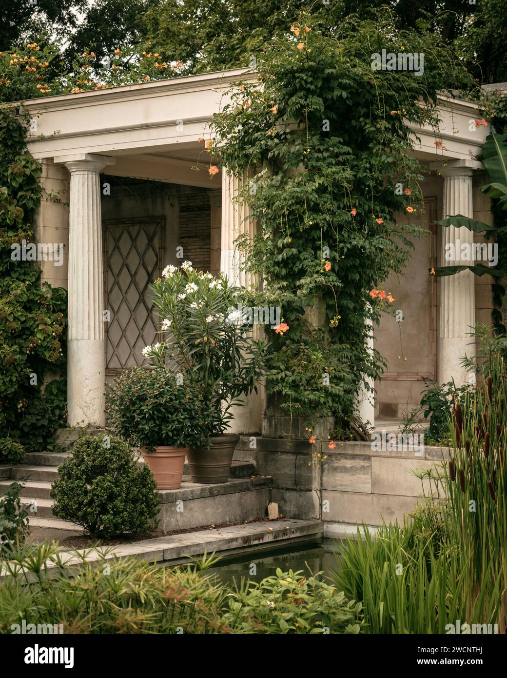 Scena a Untermyer Gardens, Yonkers, New York Foto Stock