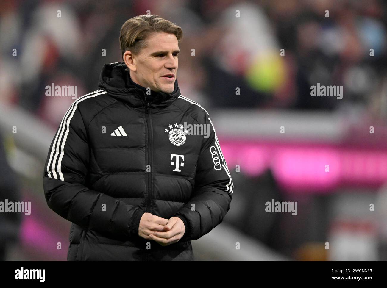 Direttore sportivo Christoph Freund FC Bayern Monaco FCB Allianz Arena, Monaco, Baviera, Germania Foto Stock