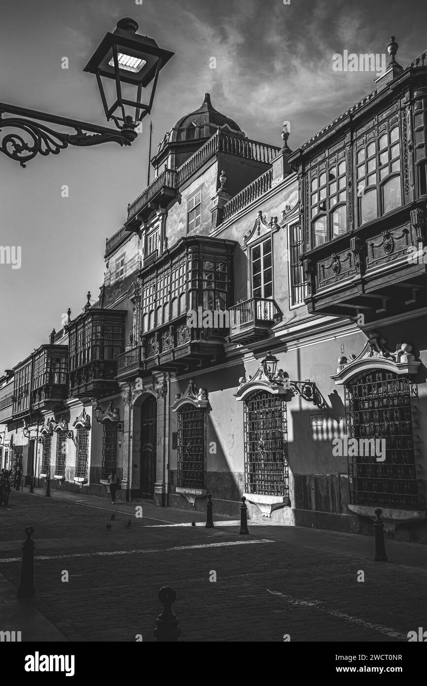 Casa de Osambela, centro storico, Lima, Perù, 2023 Foto Stock