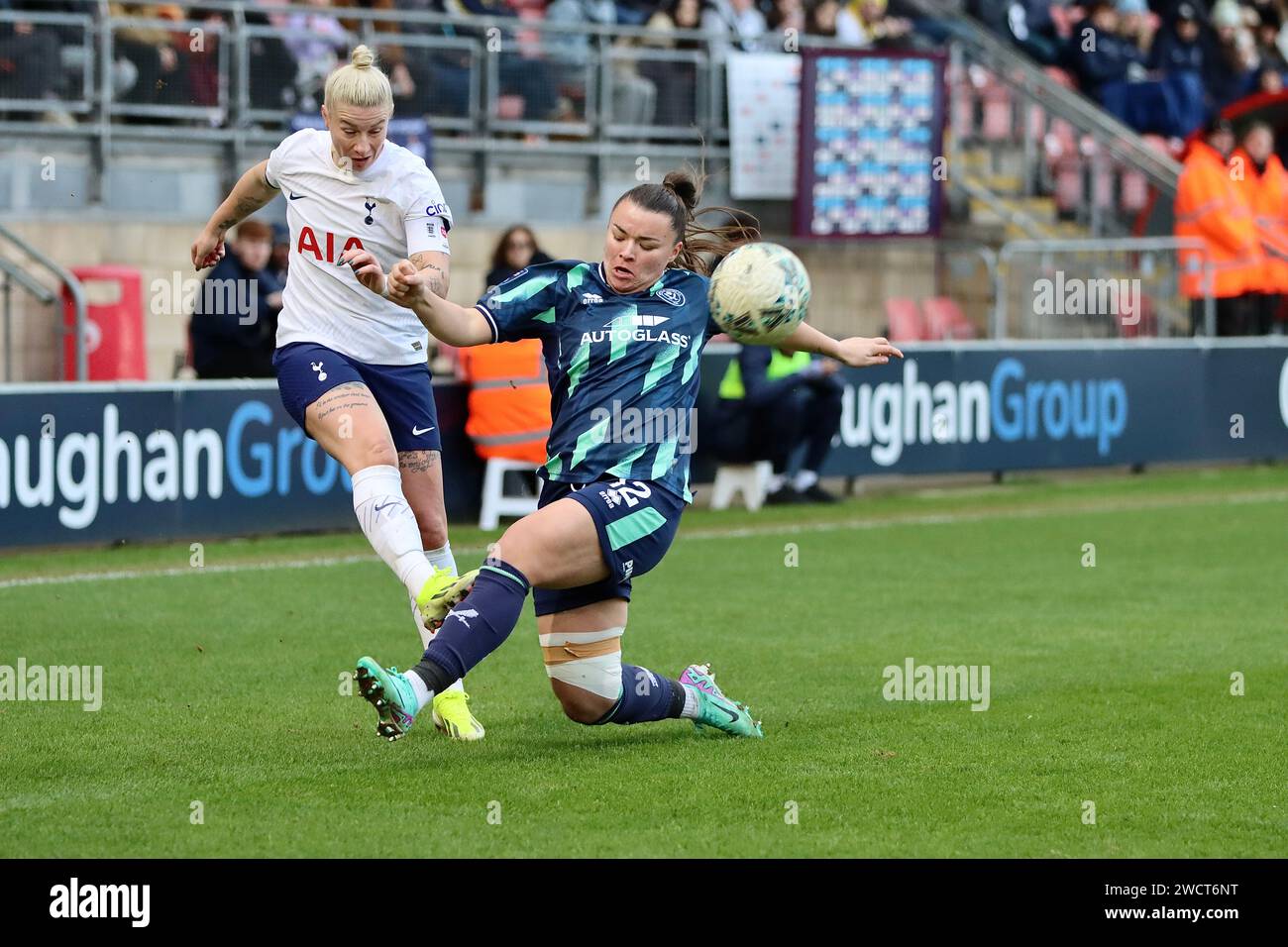 14/01/2024 Tottenham Hotspur Women contro Sheffield United Women , fa Cup 4° turno. Foto Stock