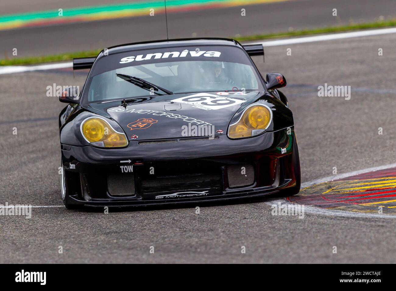 #69 PAUL PHILLIPS (GBR) - PORSCHE 996 GT3 RS (2001), LEGGENDE DELLE CORSE DI ENDURANCE DURANTE LA SPA CLASSIC 2019, CIRCUIT DE SPA-FRANCORCHAMPS, FRANCORCHAMP Foto Stock