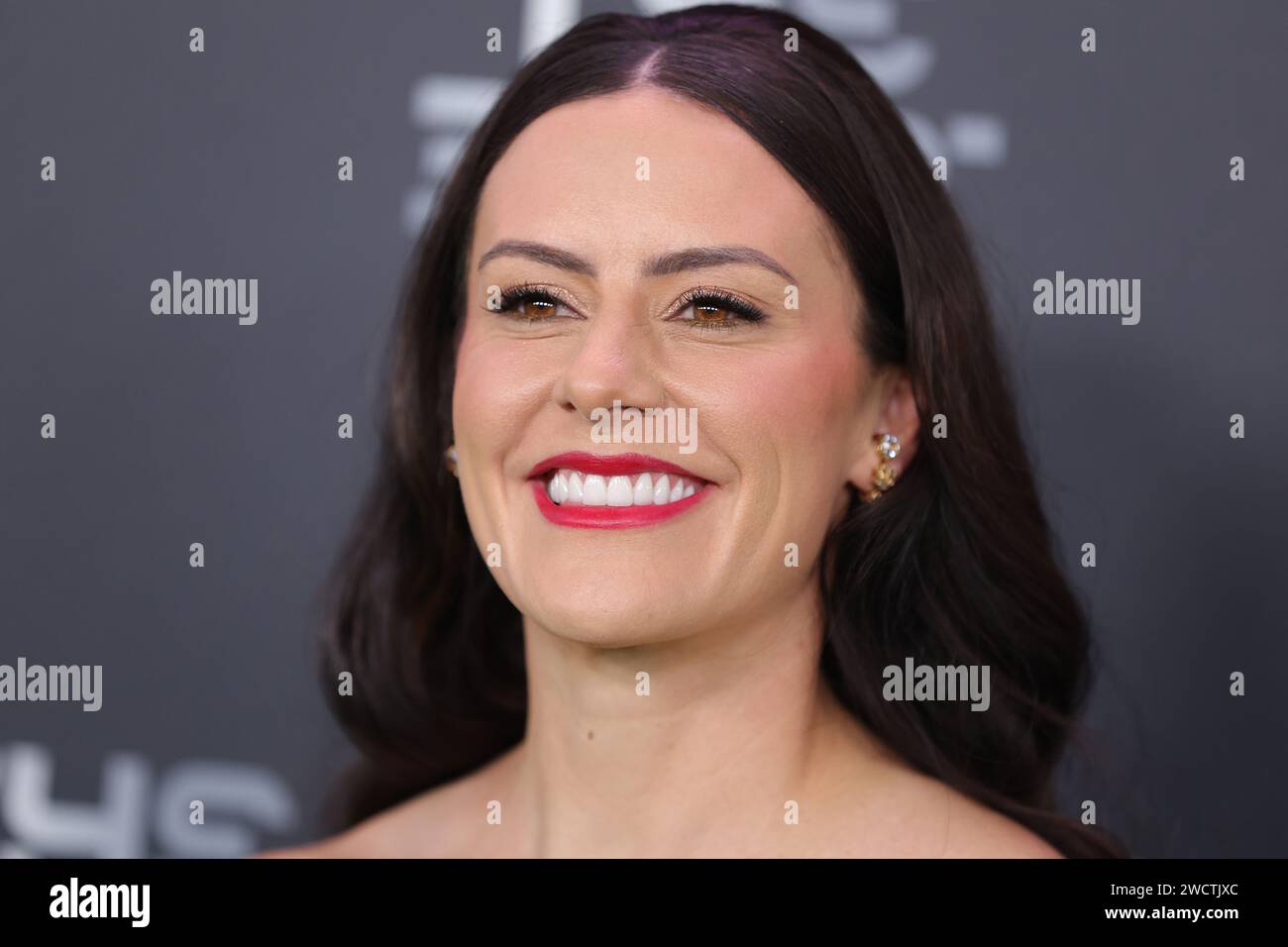 Londra, Inghilterra, 15 gennaio 2024. Ali Krieger arriva ai Best FIFA Football Awards all'Eventim Apollo Theatre Hammersmith di Londra. Immagine (Paul Terry / Sportimage) Foto Stock