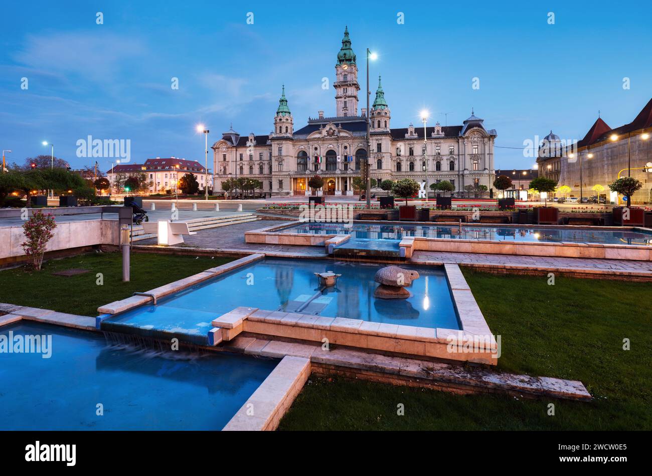 Ungheria, Municipio della città Gyor Foto Stock