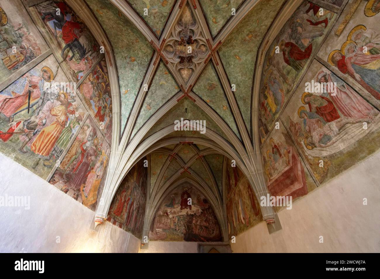 Germania, Baden Wurttemberg, Lago di Costanza (Bodensee), Costanza, Cattedrale (Münster), Sylvesterkapelle (Cappella di Silvestro) Foto Stock