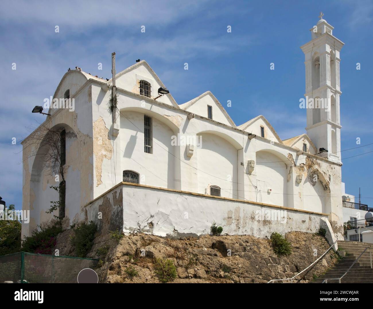 Chiesa di Michael Archangelos in Kyrenia. Cipro Foto Stock